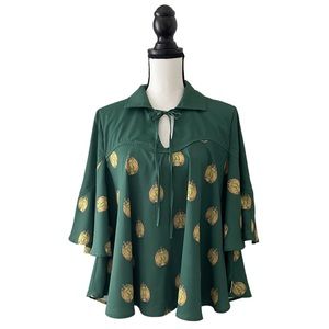 Limited edition ladies Disney Club 33 blouse — Emerald Anniversary.